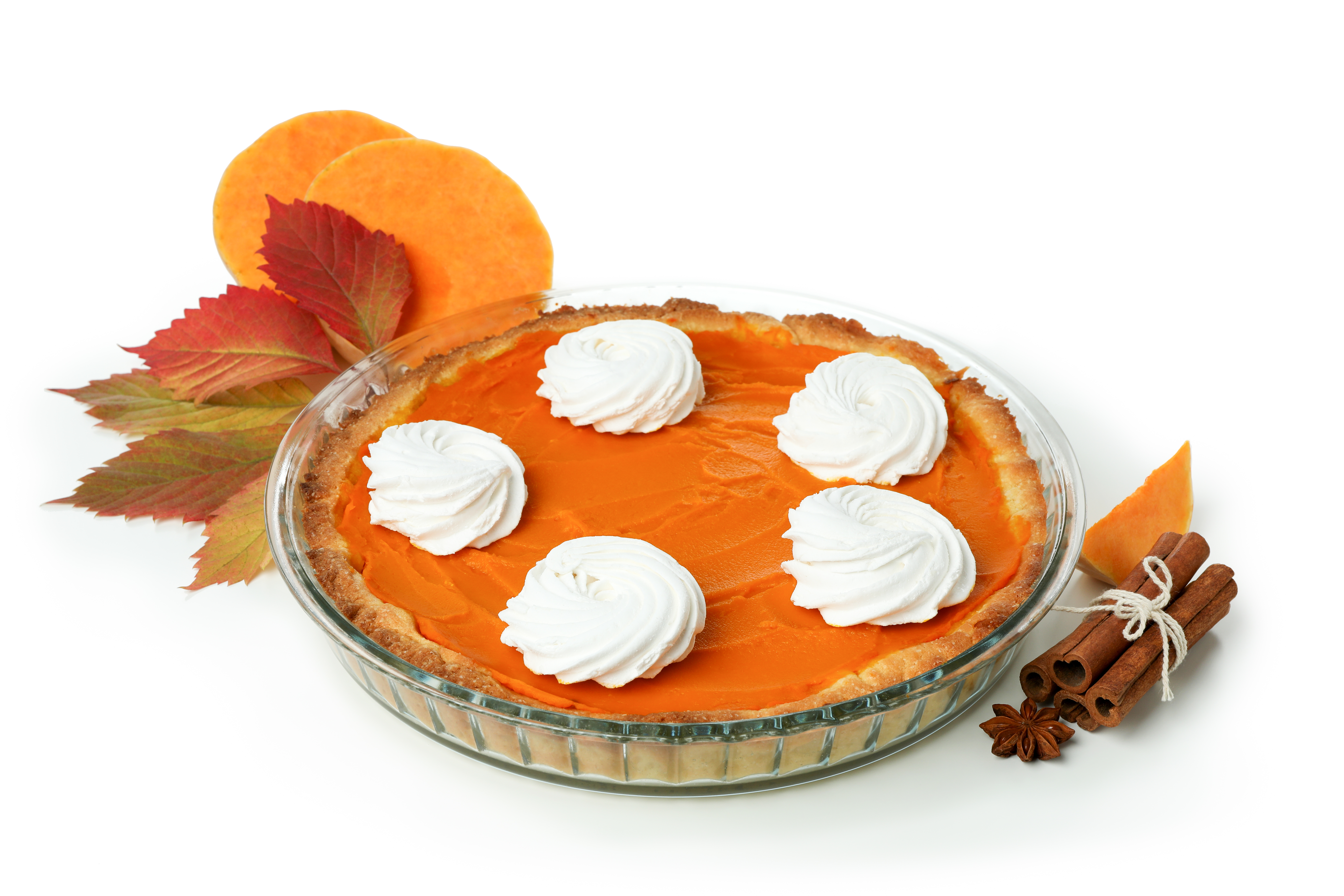 Pumpkin pie concept image