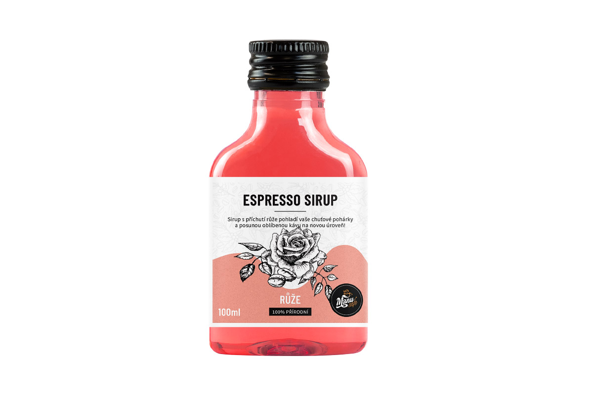 Espresso sirup Růže - 100 ml