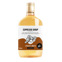 Espresso sirup Lískový ořech - 500 ml