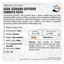 Etiketa Manu cafe - velká - 1 ks