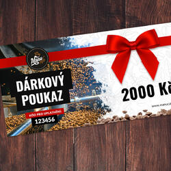Dárkový poukaz na 2000 CZK