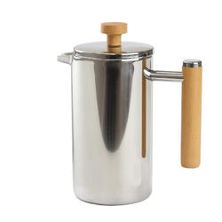 Nerezový French Press Wood - 700 ml