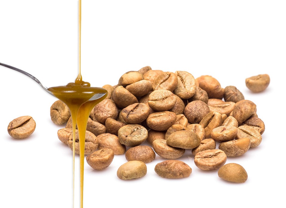 Zelená káva Super štíhlá linie Karamel - pouze mletá, 1000g