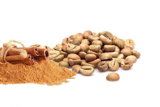 Zelená káva Super štíhlá linie - skořice, pouze mletá, 500g