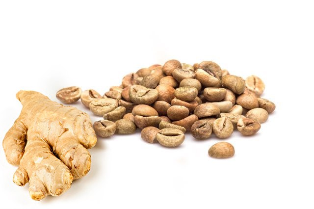 Zelená káva Super štíhlá linie - zázvor, pouze mletá, 250g