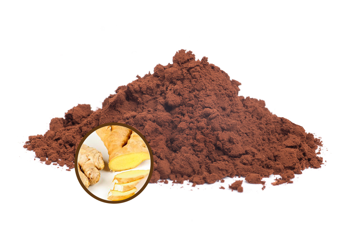 Horká čokoláda v prášku 42% BIO - zázvor, 50g