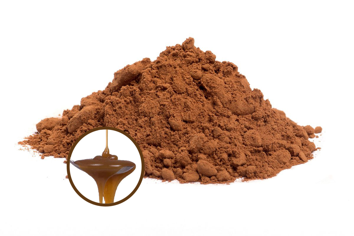 Horká čokoláda v prášku 42% BIO - karamel, 100g