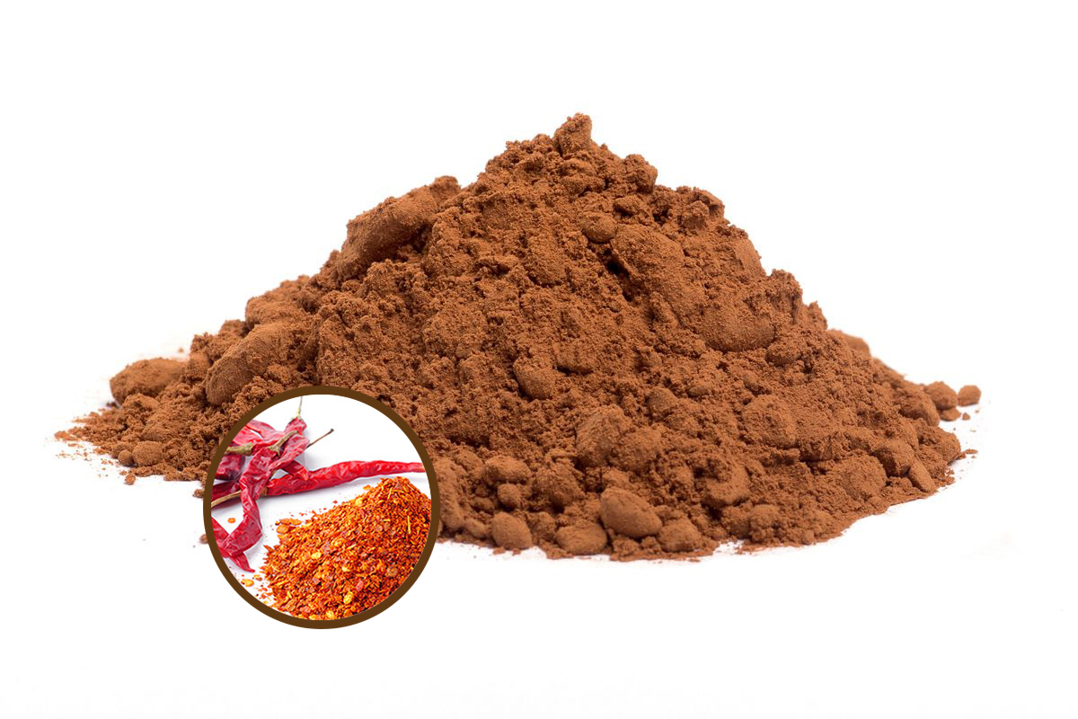 Horká čokoláda v prášku 42% BIO - chili, 500g
