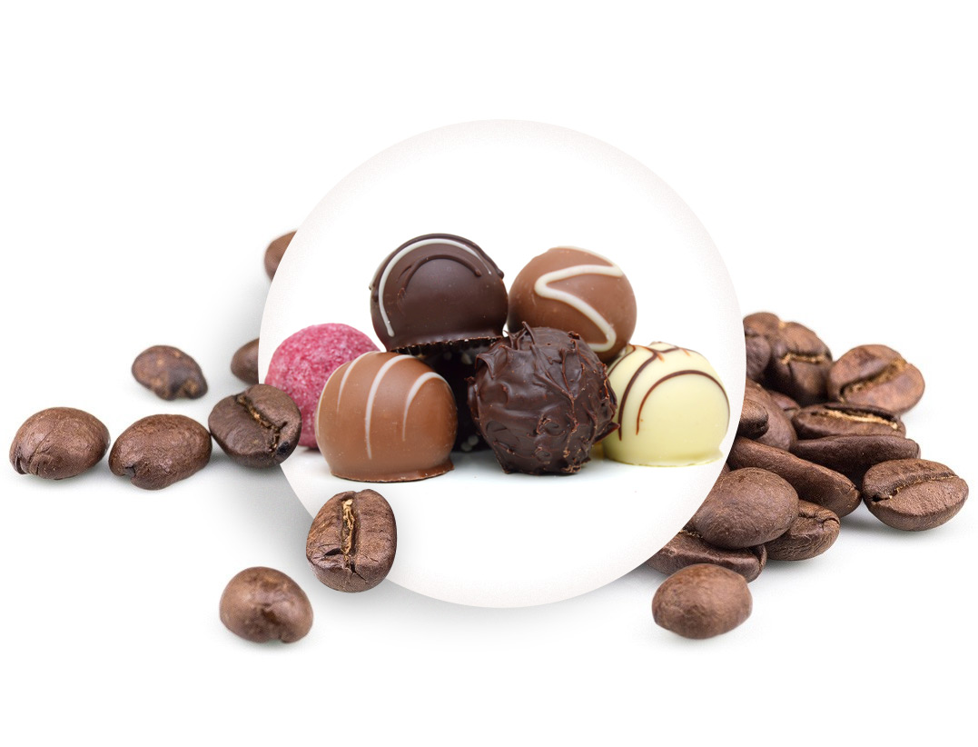 Belgické pralinky - zrnková káva, 50g