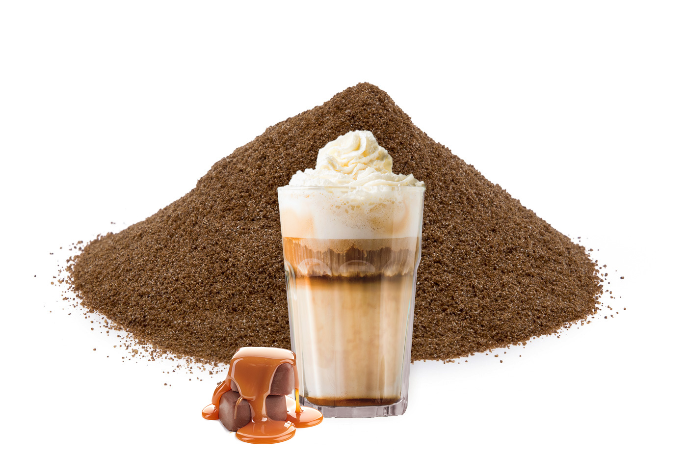 Frappe Toffee - rozpustná káva, 50g