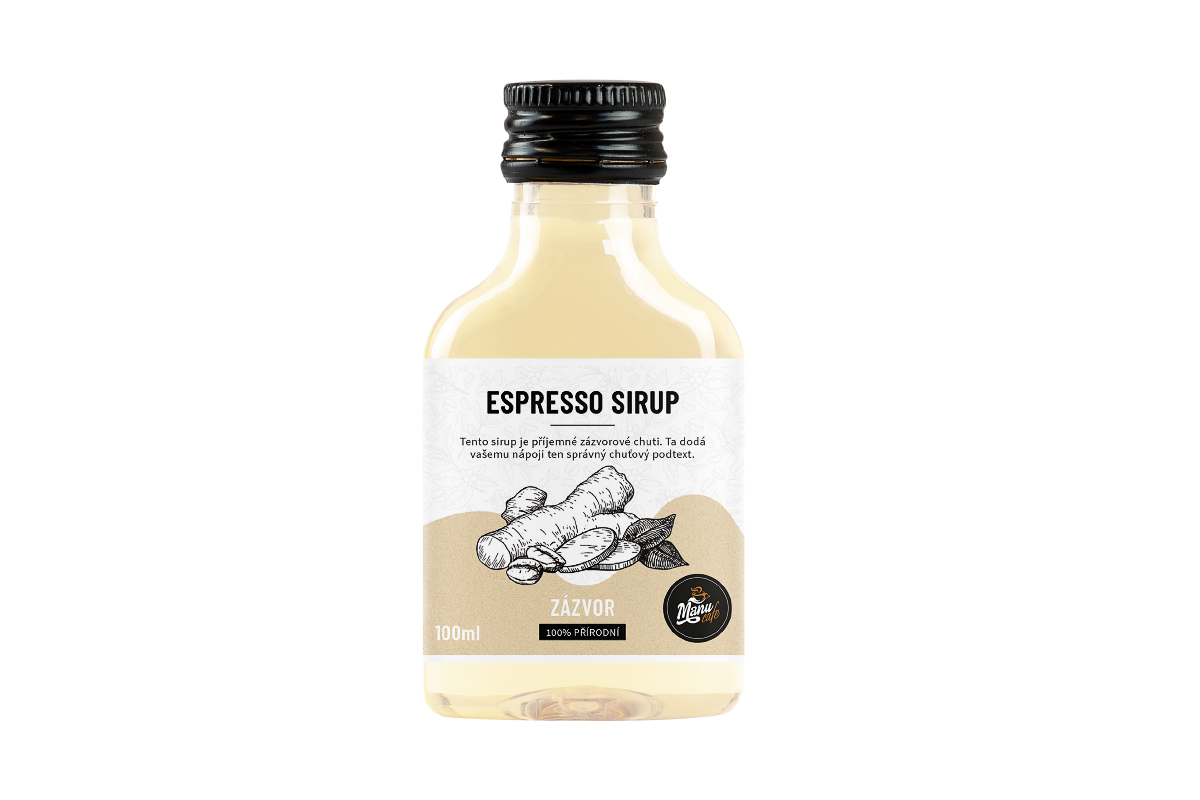 Espresso sirup Zázvor - 100 ml