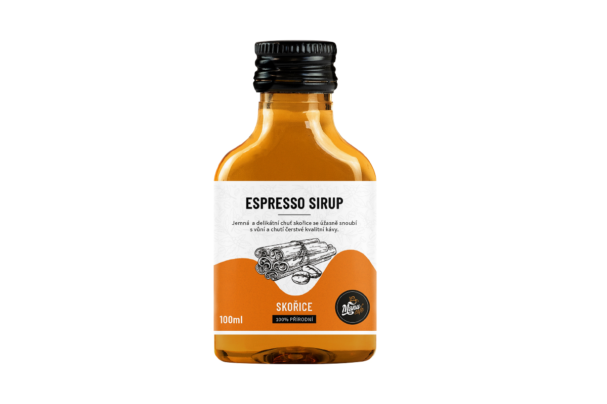 Espresso sirup Skořice - 100 ml