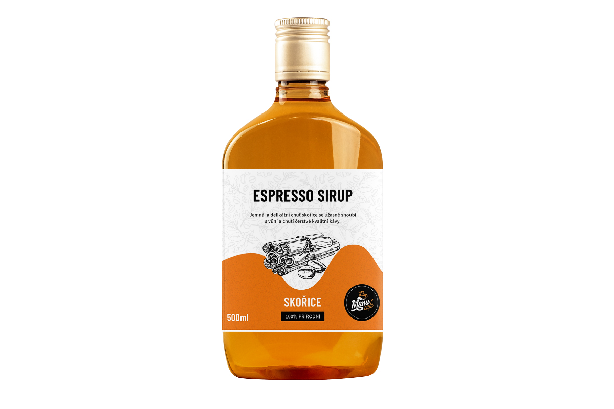 Espresso sirup Skořice - 500 ml