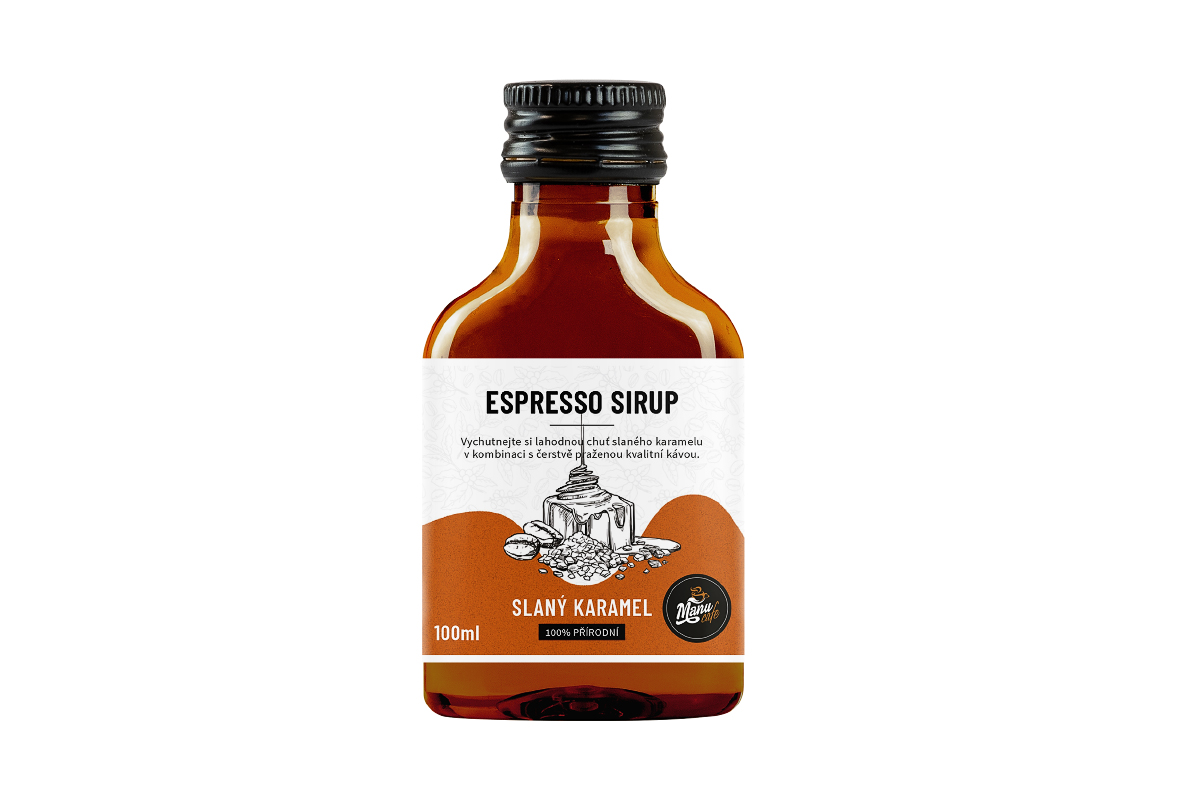 Espresso sirup Slaný karamel - 100 ml