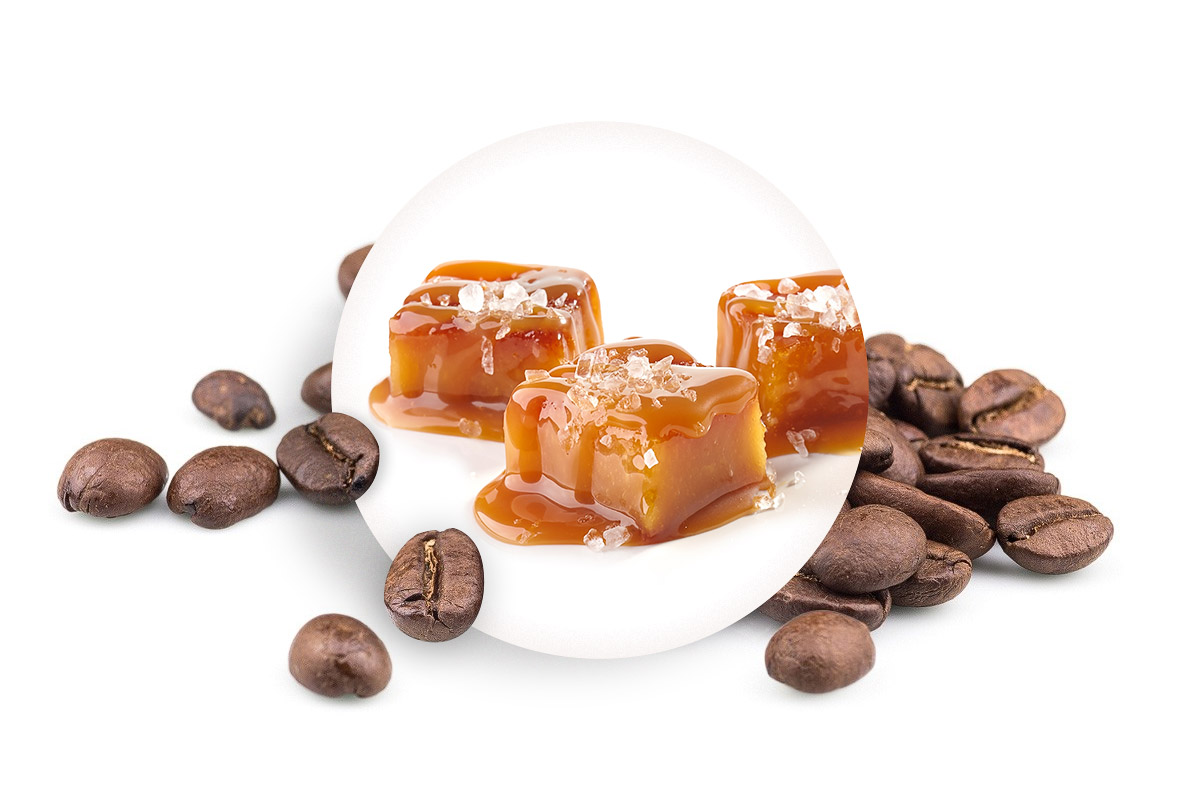 Slaný karamel - zrnková káva, 1000g