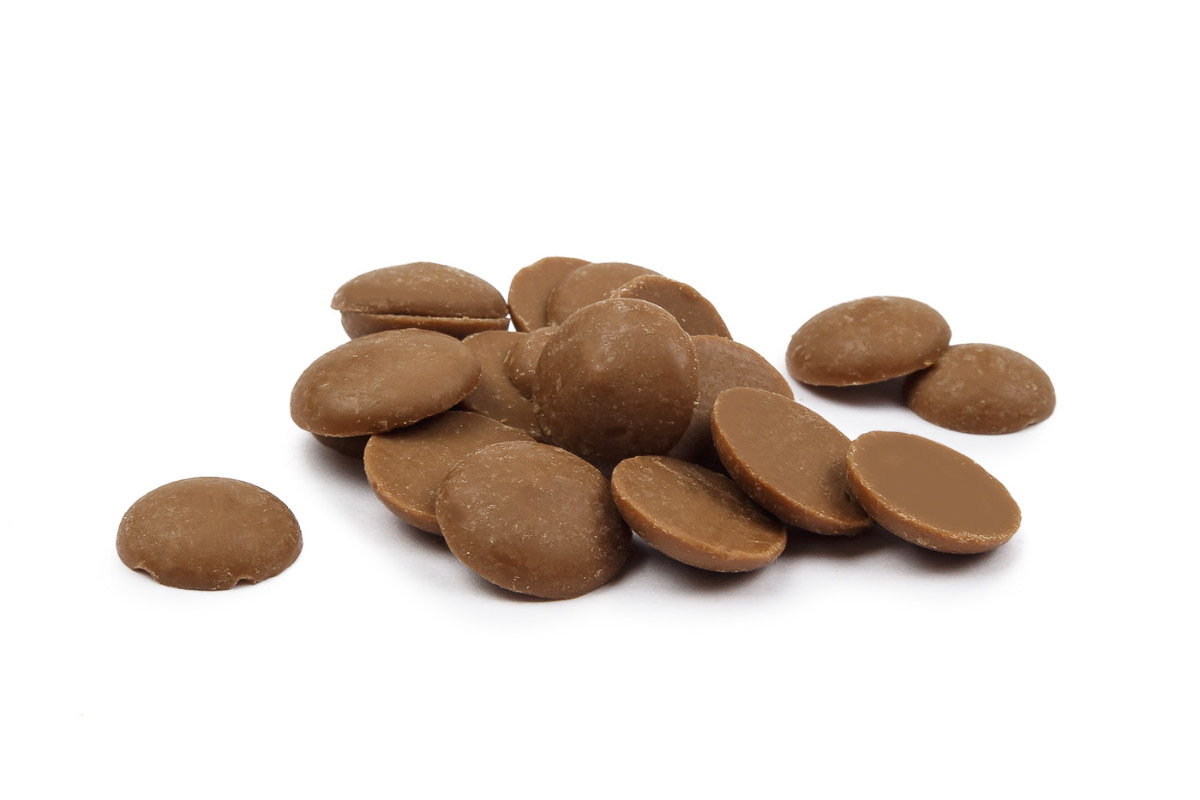 Čokoládové čočky BIO Peru Origin mléčná 41%, 500g