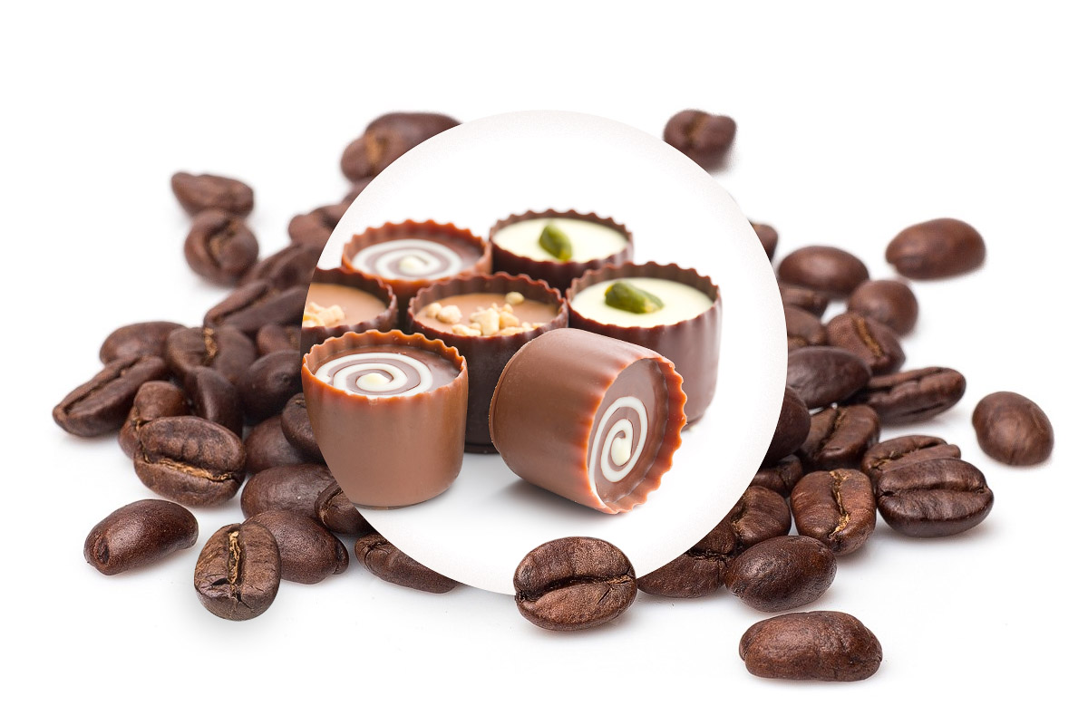 Belgické pralinky - zrnková káva bezkofeinová, 50g