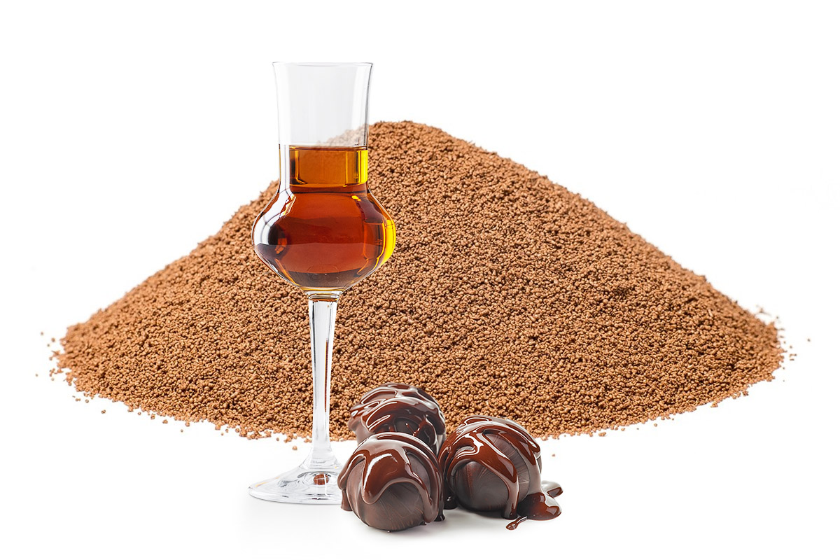 Rumové pralinky - rozpustná káva, 250g