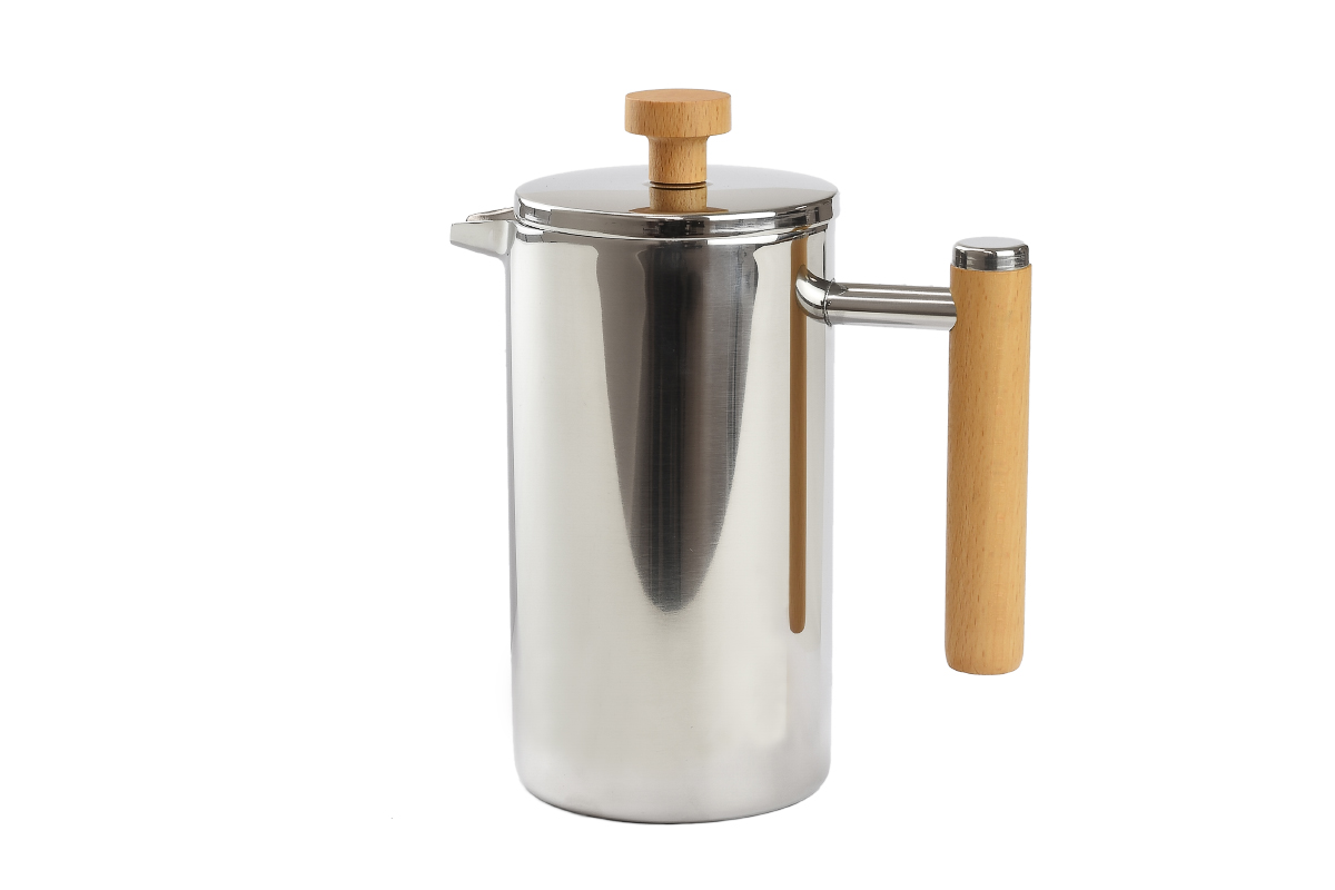 Nerezový French Press Wood - 700 ml