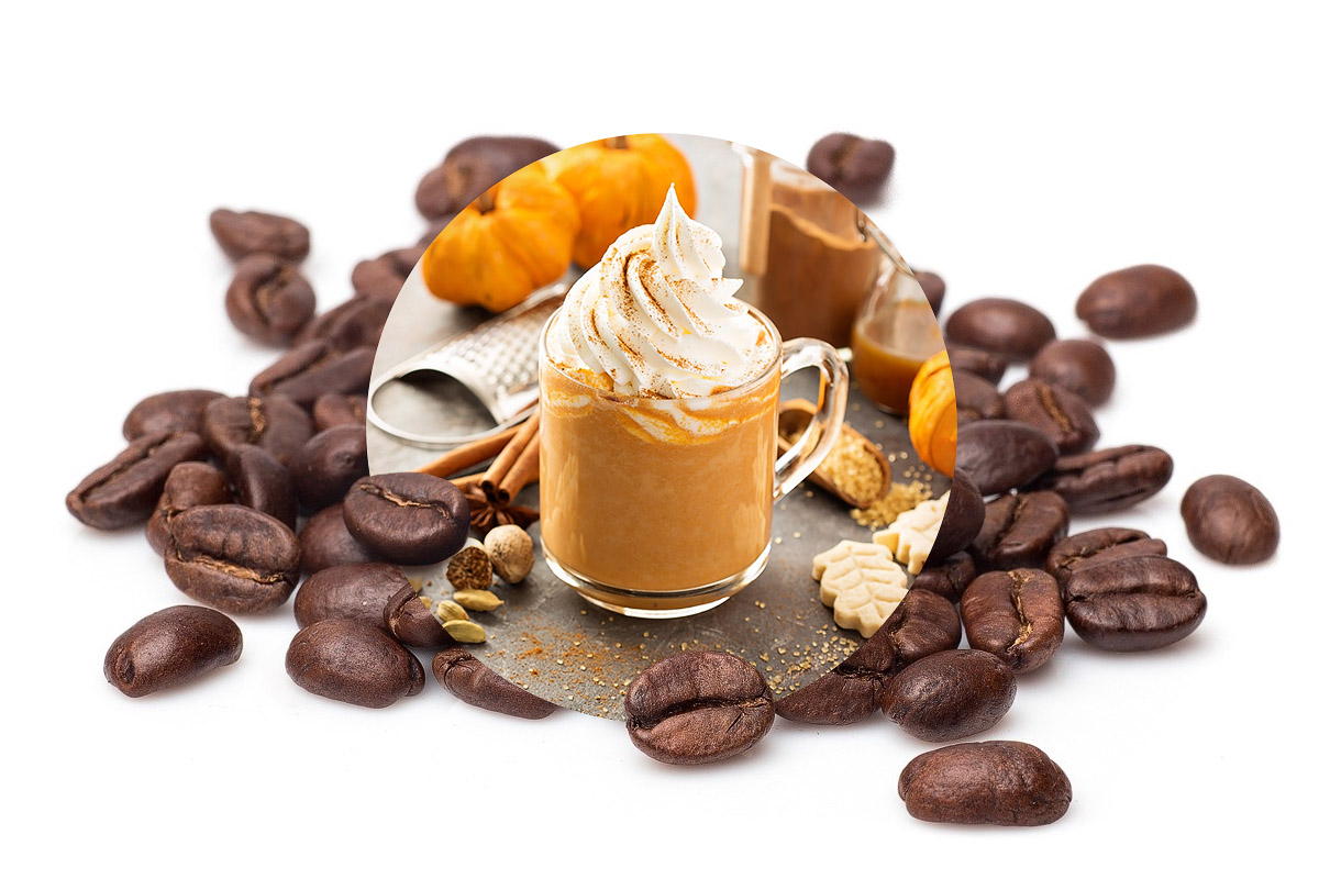 Pumpkin spice - zrnková káva bezkofeinová, 250g