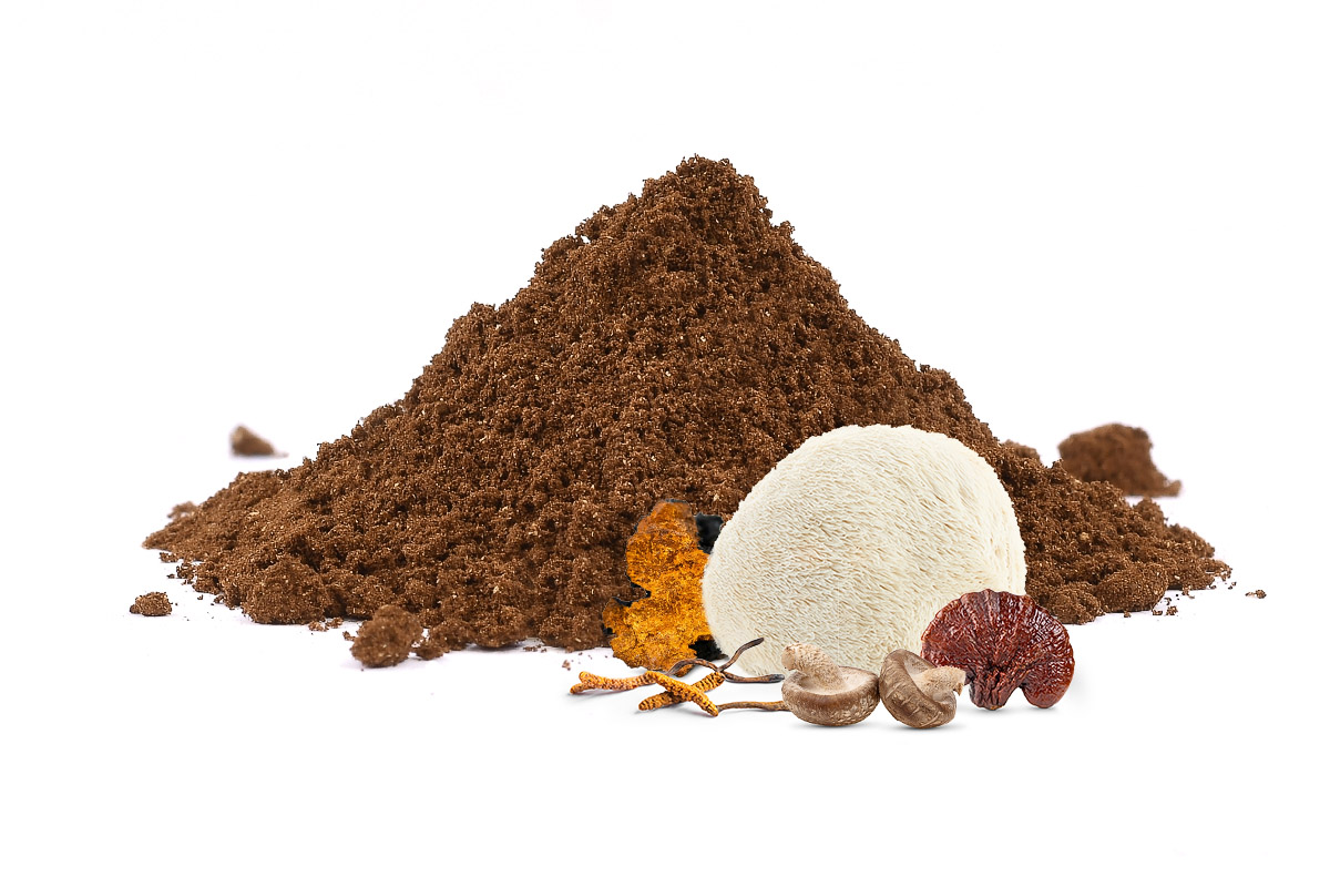 Adaptogenní káva se sílou 5 hub - pouze mletá, 50g